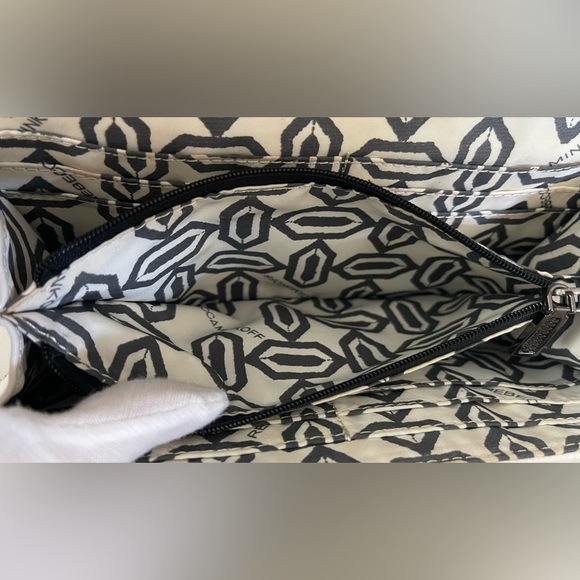 🎉Poshiversary SALE🎉Rebecca Minkoff Studded White Leather Crossbody Wallet - Picture 14 of 17